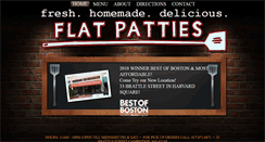 Desktop Screenshot of flatpatties.com